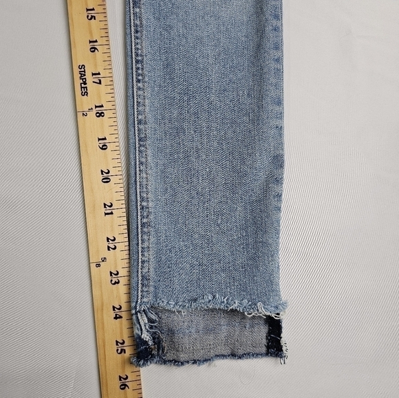 Rag & Bone Modele Skinny Size 24 color Wiley Light Blue Size 24 - Picture 8 of 9